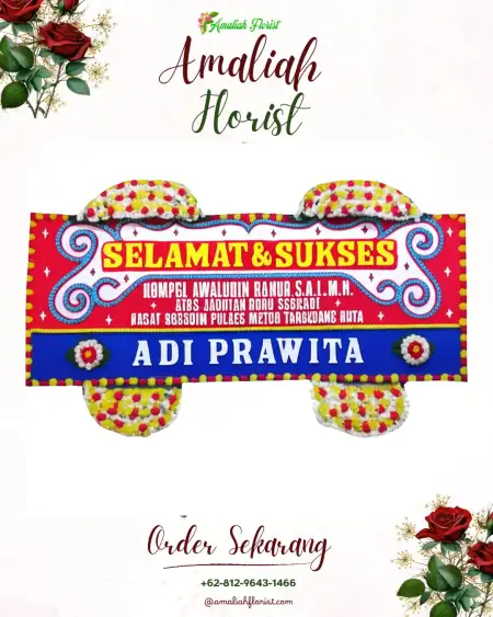 Papan Bunga Ucapan Selamat Getasanyar